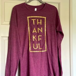 NWT | ‘Thankful’ long sleeve t-shirt
